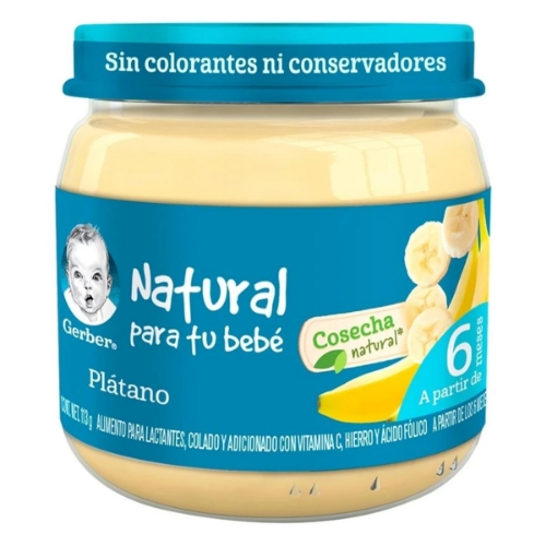 Imagen de Papilla Gerber Etapa 2 Plátano  100 GRS