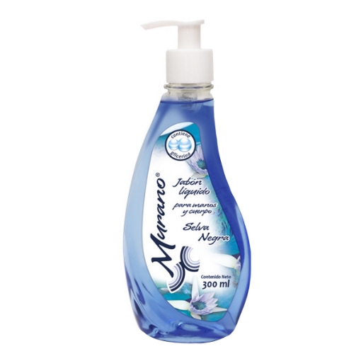 Imagen de Jabon Liquido Murano Selva Negra Corporal  300 MLL