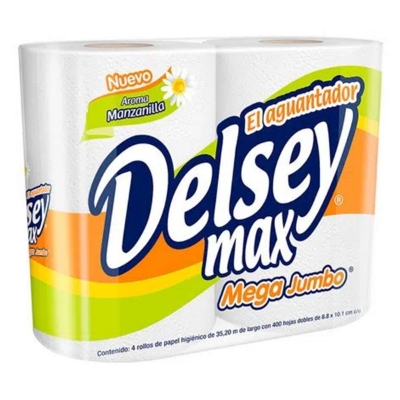 Imagen de Higienico Delsey Max Jum 400Hd 4 PZS