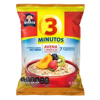 Imagen de Avena Quaker 3Min Bls+15 250 GRS