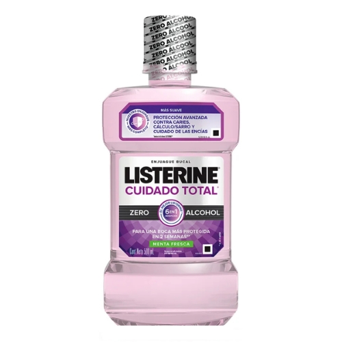 Imagen de Enjuague Bucal Listerine Cuidado Total Zero 500 MLL