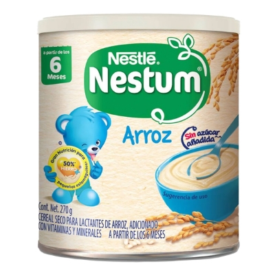 Imagen de Cereal Nestle Nestum 1A Arroz Lata 270 GRS