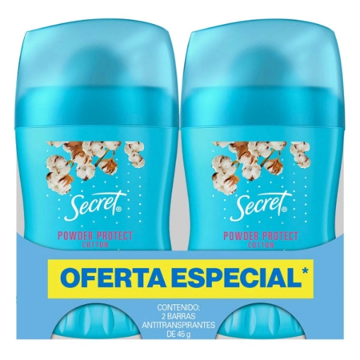 Imagen de Desodorante Secret Powder Protec Mujer Barra  45 GRS