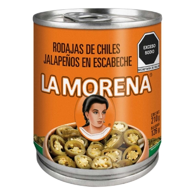 Imagen de Chiles Nachos La Morena 210 GRS