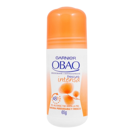 Imagen de Desodorante Obao Rol Intense Naranja Mujer  65 GRS