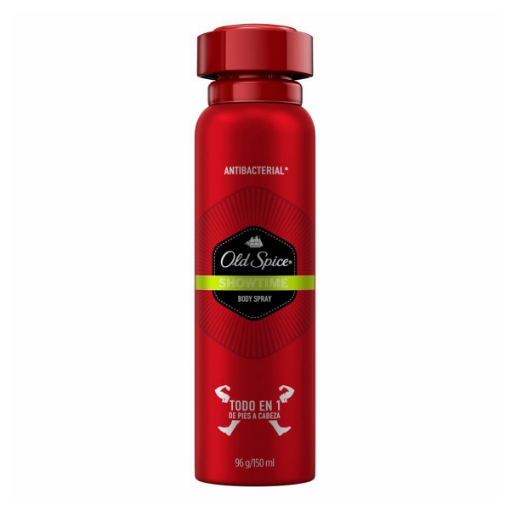 Imagen de Desodorante Old Spice Showtime En Aerosol Para Caballero  150 MLL