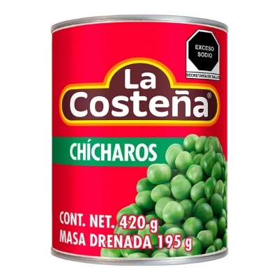 Imagen de Chicharos La Costeña 420 GRS