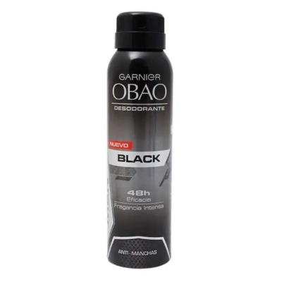 Imagen de Desodorante Obao Men Aerosol Black E 150 MLL