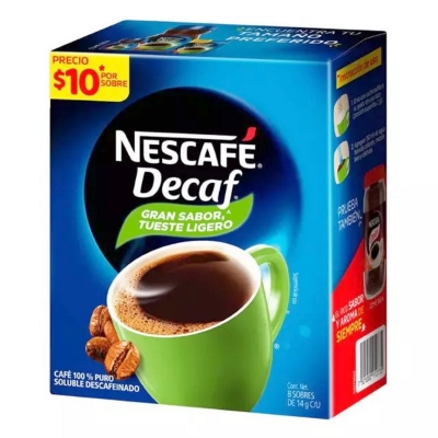 Imagen de Nescafé Decaf Sobres 14 GRS