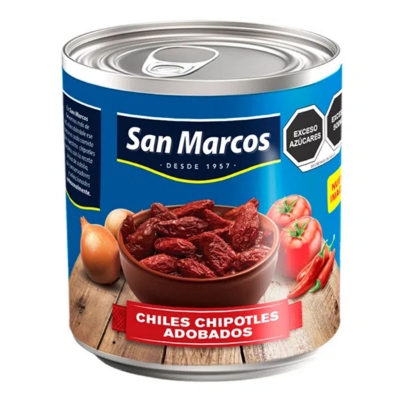 Imagen de Chiles San Marcos Chilpotle 800 GRS