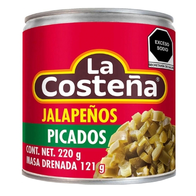 Imagen de Chiles La Costeña Jalapeño Picado 220 GRS