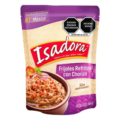 Imagen de Frijol Isadora Refrito Con Chorizo 430 GRS