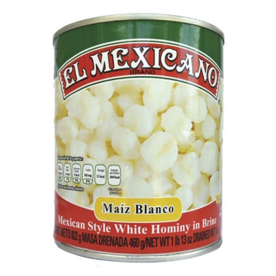 Imagen de Maiz Pozolero Blanco El Mexicano 822 GRS