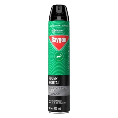 Imagen de Insecticida Baygon Poder Mortal Aerosol 400 MLL