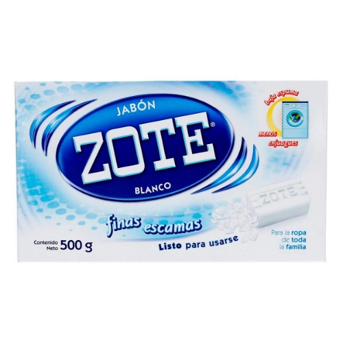 Imagen de Jabon Zote Blanco Finas Escamas  500 GRS