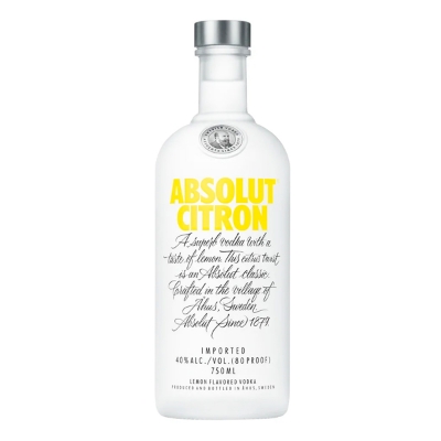 Imagen de Vodka Absolut Citron 750 MLL