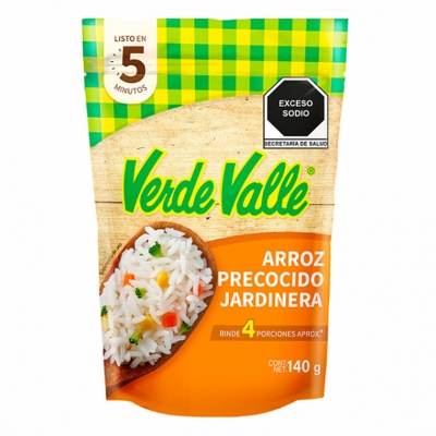 Imagen de Arroz Verde Valle Precocido Jardinera 140 GRS