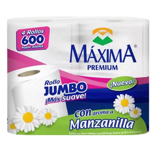 Imagen de Higienico Maxima Premium Manzanilla 4 PZS
