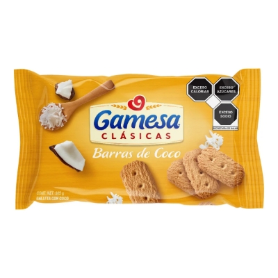 Imagen de Galletas Gamesa Barras De Coco 365 GRS