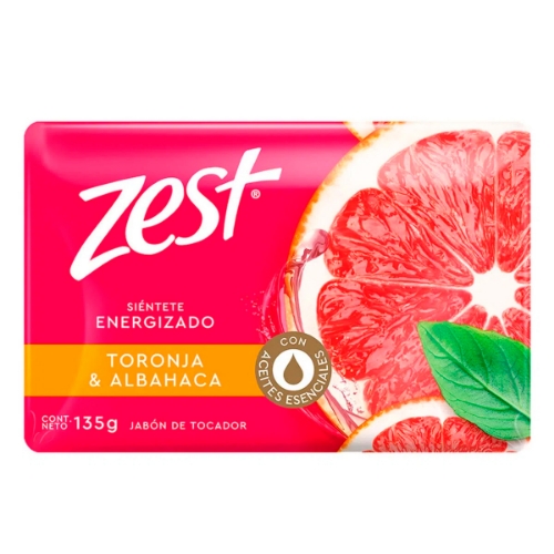 Imagen de Jabon De Tocador  Zest Toronja Y Albahaca  135 GRS