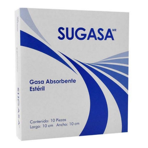 Imagen de Gasa Pads Absor Sugasa 10X10Cm 10 PZS