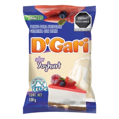 Imagen de Gelatina De Leche D'Gari Yogurth 120 GRS