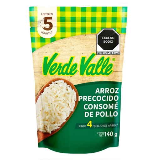 Imagen de Arroz Verde Valle Precocido Blanco  140 GRS