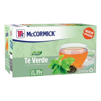 Imagen de Te Mccormick Verde 25 PZS