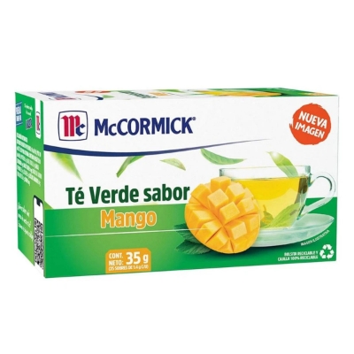 Imagen de Te Mccormick Verde Mango 25 PZS