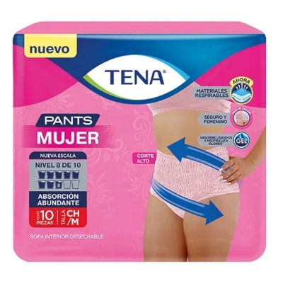 Imagen de Calzon Tena Pants Muj Med 10 PZS