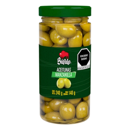 Imagen de Aceituna Con Hueso Bufalo  240 GRS