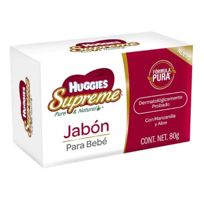 Imagen de Jabon De Tocador Huggies Supreme Bebe 80 GRS