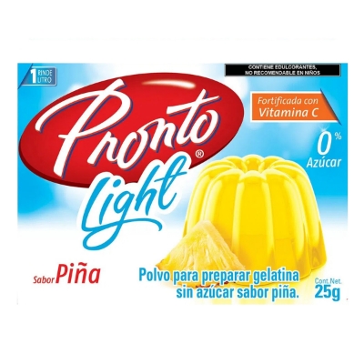 Imagen de Gelatina Pronto Piña Ligth 25 GRS