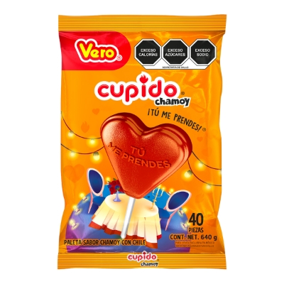 Imagen de Paleta Vero Cupido Chamoy 40 PZS