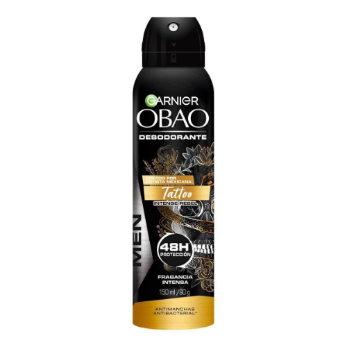 Imagen de Desodorante Obao Men Tattoo 2.0 Aer  150 MLL
