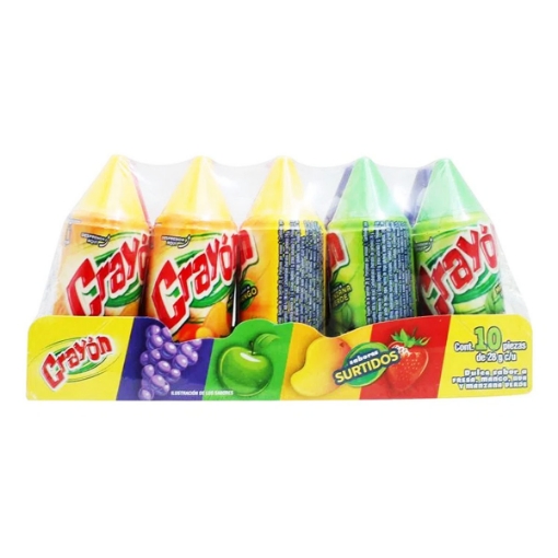 Imagen de Dulce Crayon Surtido  28 GRS