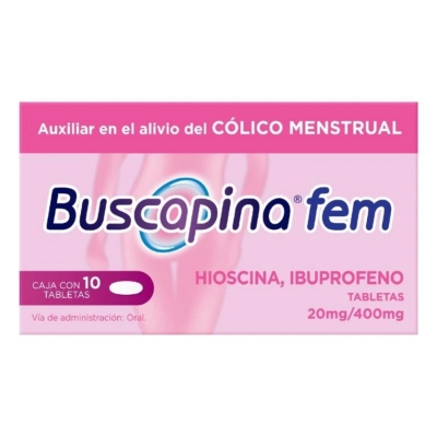 Imagen de Buscapina Fem 400 10 PZS