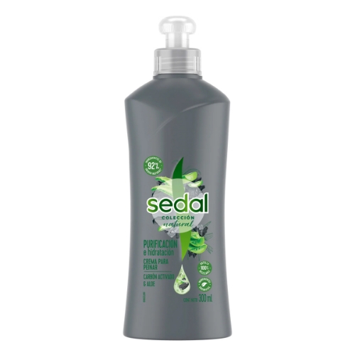 Imagen de Crema Para Peinar Sedal Carbón Activadoy Aloe  300 MLL