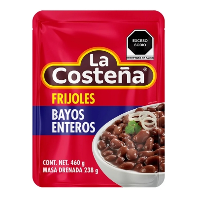 Imagen de Frijoles La Costeña Bayos Enteros 460 GRS