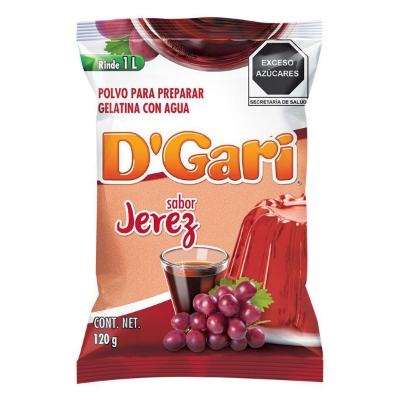 Imagen de Gelatina De Agua D'Gari Jeréz 120 GRS