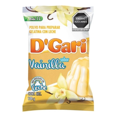 Imagen de Gelatina De Leche D'Gari Vainilla 120 GRS