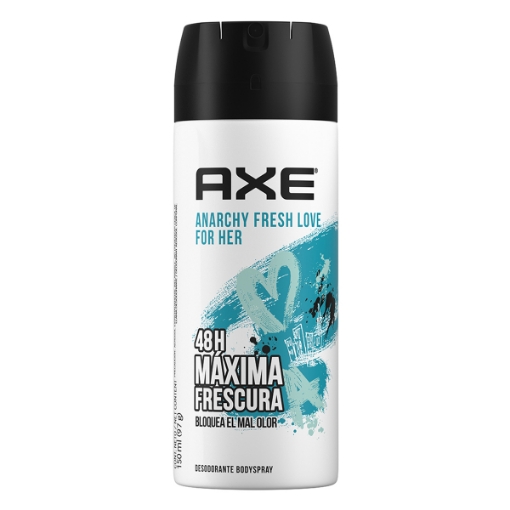 Imagen de Desodorante Axe Anarchy Fresh Love En Aerosol Para Mujer  150 MLL
