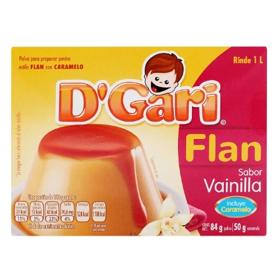 Imagen de Flan D'Gari Vainilla Con Caramelo 134 GRS