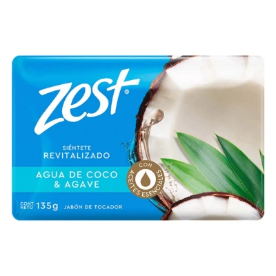 Imagen de Jabon De Tocador Zest Agua De Coco 135 GRS