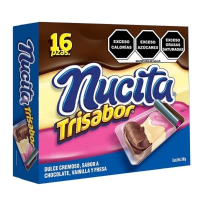 Imagen de Chocolate Nucita Trisabor 16 PZS