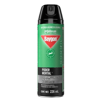 Imagen de Insecticida Baygon Poder Mortal Aerosol 226 MLL