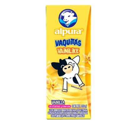 Imagen de Leche Alpura Vaquitas Vainilla 200 MLL