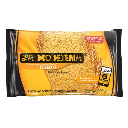 Imagen de Sopa La Moderna Fideo N0 200 GRS