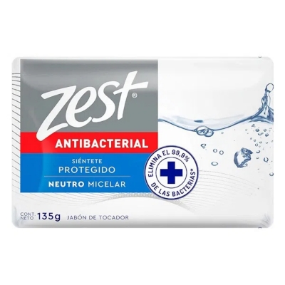 Imagen de Jabon De Tocador Zest Neutro Antbacterial 135 GRS