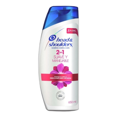 Imagen de Shampoo Head&Shoulders 2En1 Suave Manejo 650 MLL